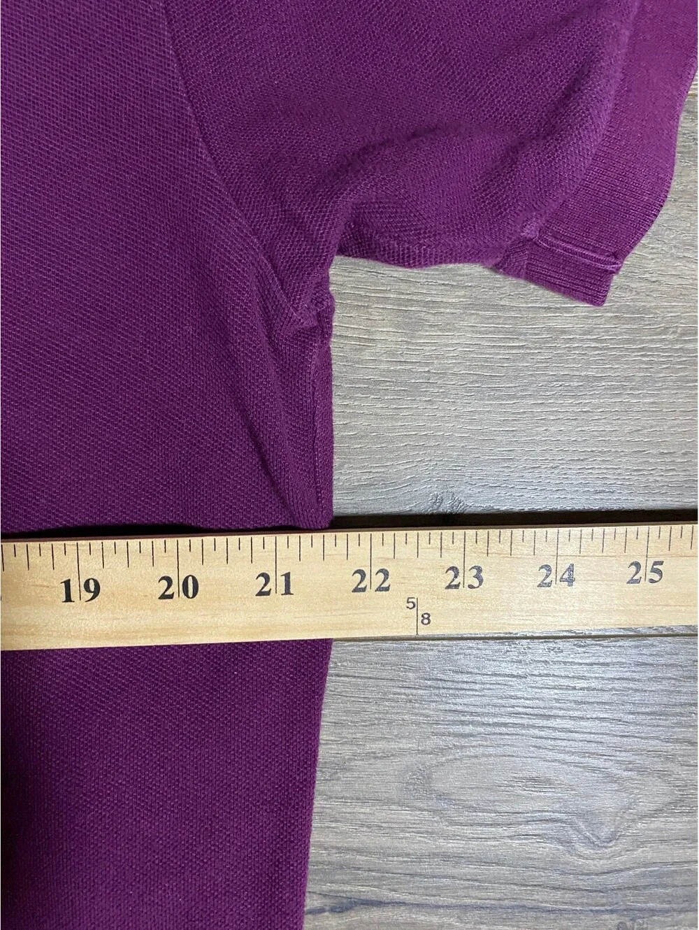 Polo Ralph Lauren Polo Shirt Mens L Purple Green Pony Short Sleeve Preppy